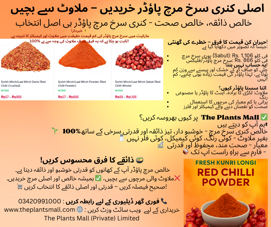 Longi Red Chilli Powder – Pure Kunri | اصل لونگی لال مرچ پاؤڈر – خالص ذائقہ، لاجواب تڑکا