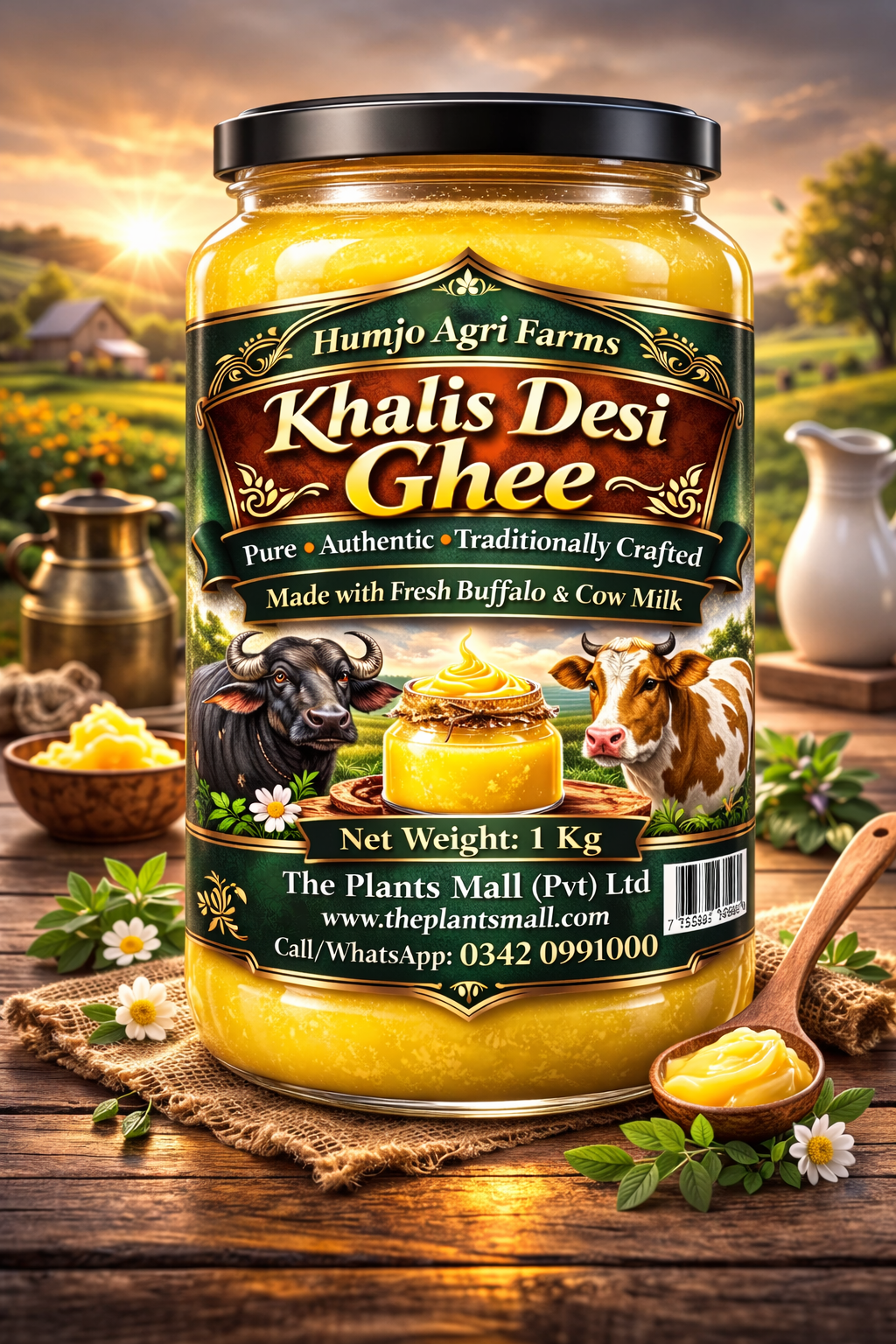 Khalis Desi Ghee – Pure & Authentic Ghee Made from Fresh Buffalo & Cow Milk