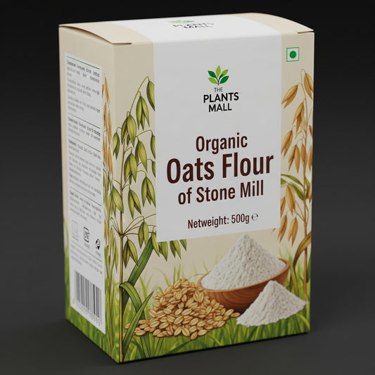 Organic Oats Flour – Stone-Ground (Pathar Chakki Atta), 100% Pure & Natural