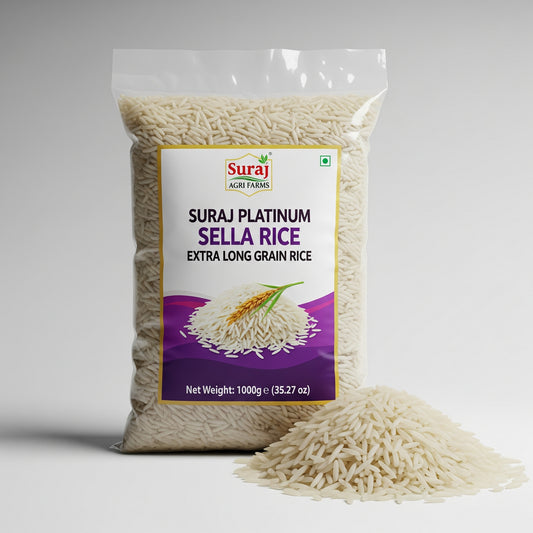 Suraj Platinum Sella Rice Extra Long Grain Rice