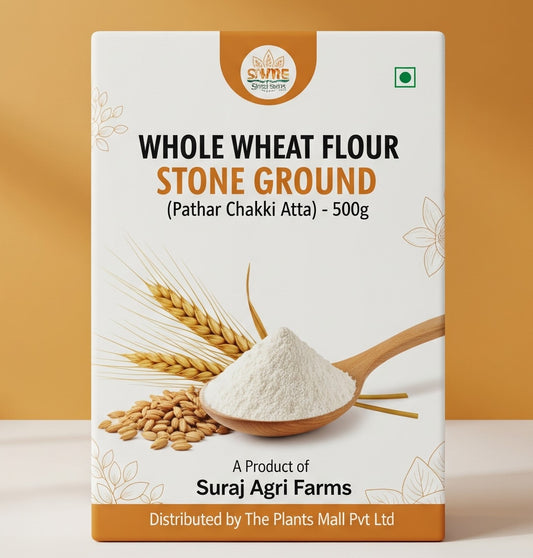 Whole Wheat Flour – Stone Ground (Pathar Chakki Atta) | 100% Natural & High Fiber
