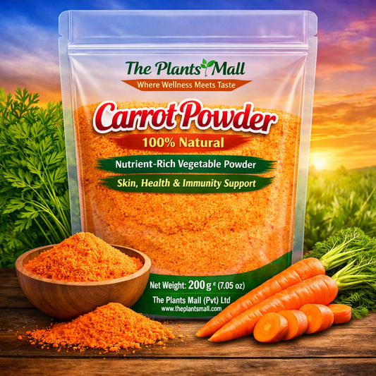Pure Carrot Powder for Skin Health and Nutrition