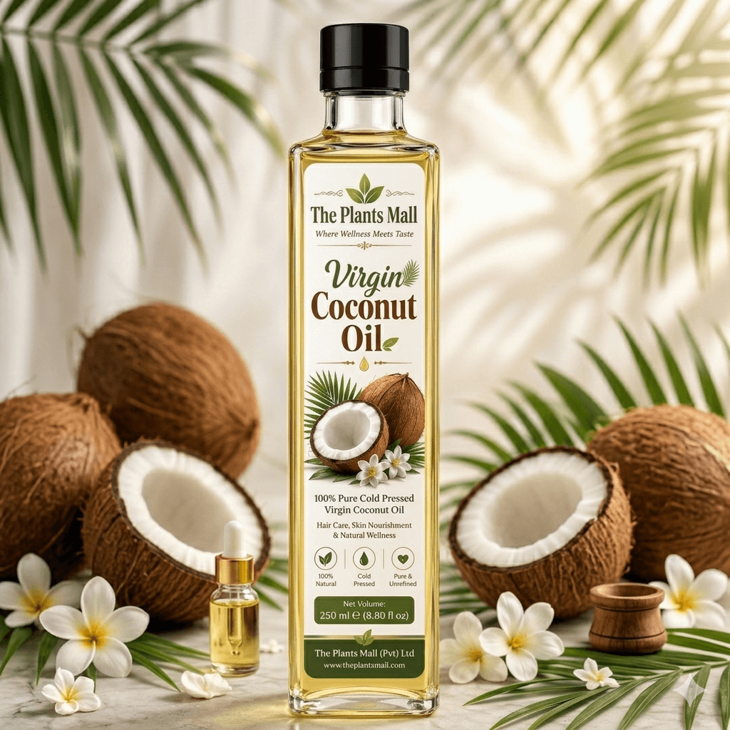 Extra Virgin Coconut Oil – 100% Pure Cold Pressed Natural Coconut Oil
