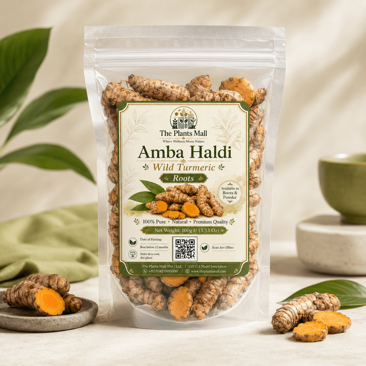 Amba Haldi Roots | Pure Wild Turmeric Roots for Cooking, Pickles & Ayurvedic Wellness