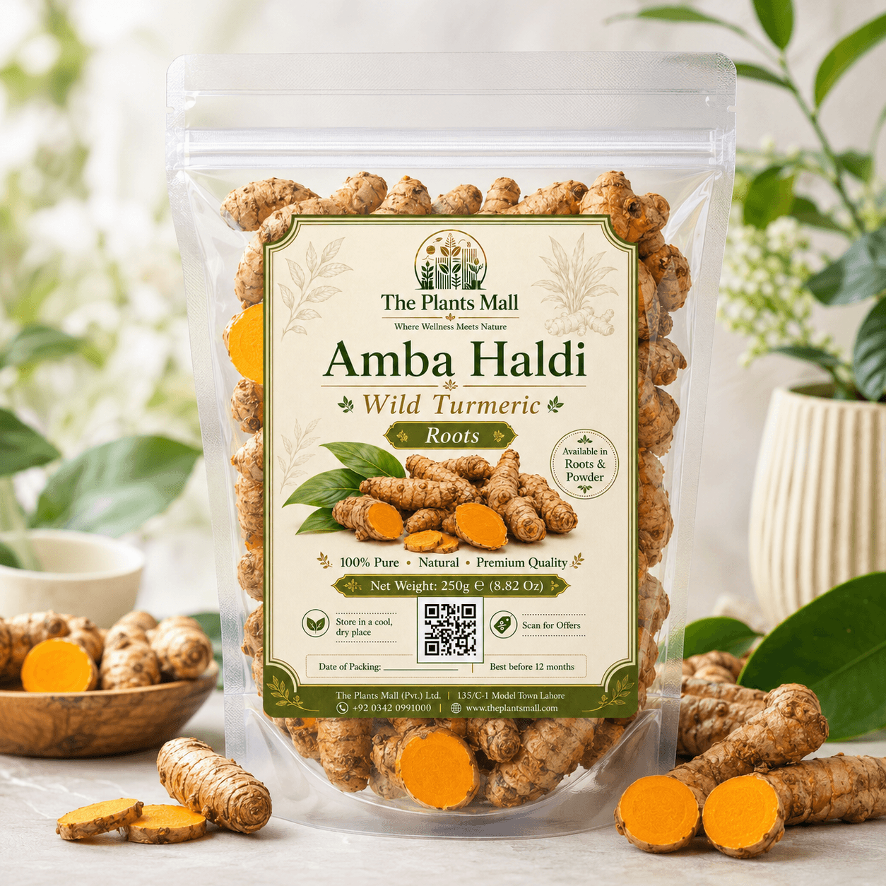 Amba Haldi Roots | Pure Wild Turmeric Roots for Cooking, Pickles & Ayurvedic Wellness
