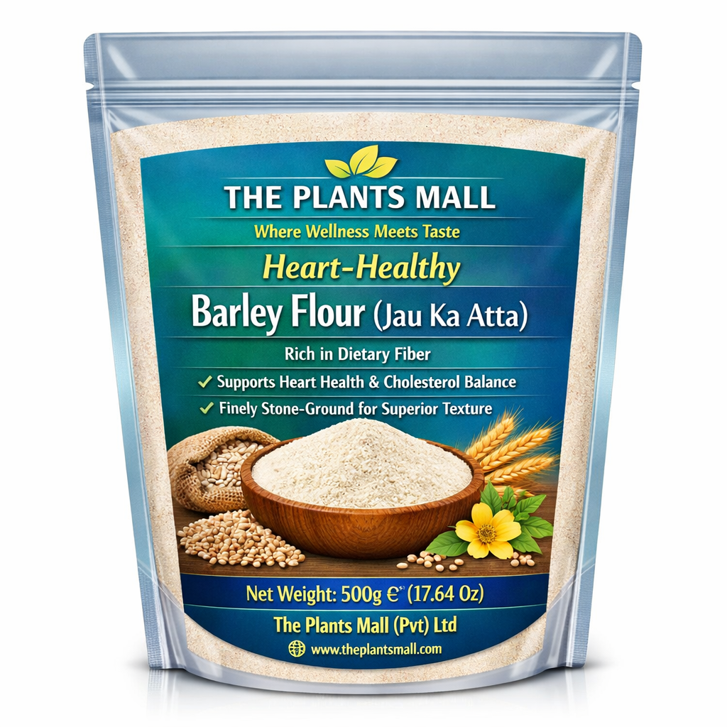 Organic Barley Flour Stone Ground Jau Atta High Fiber Healthy Flour Pakistan