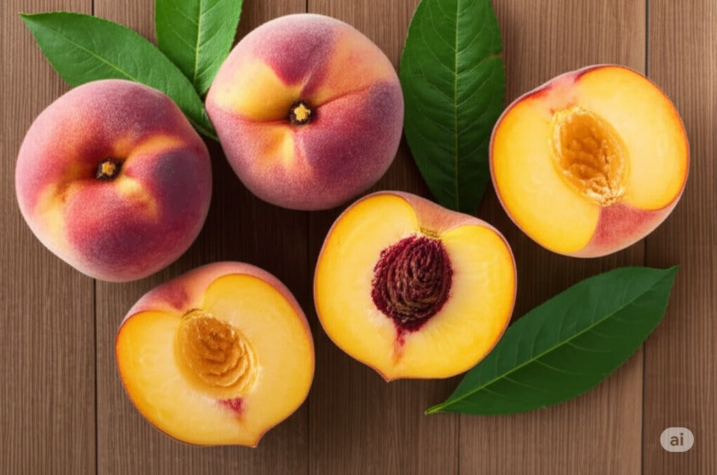 Naturally sweet Swat peaches for smoothies, jams, and baking