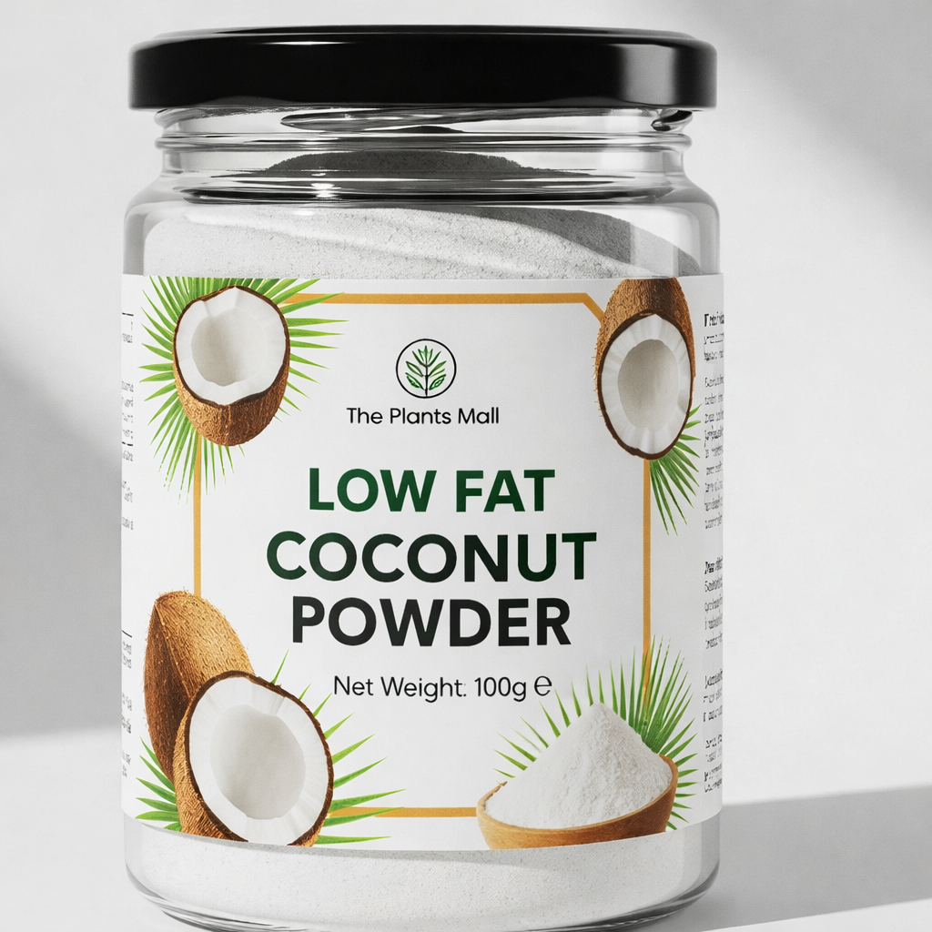 Fine coconut powder for thickening gravies and healthy desserts