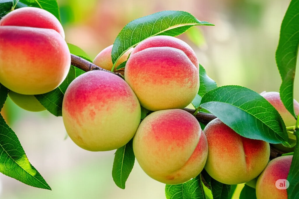 Handpicked sun-ripened peaches delivered to your doorstep
