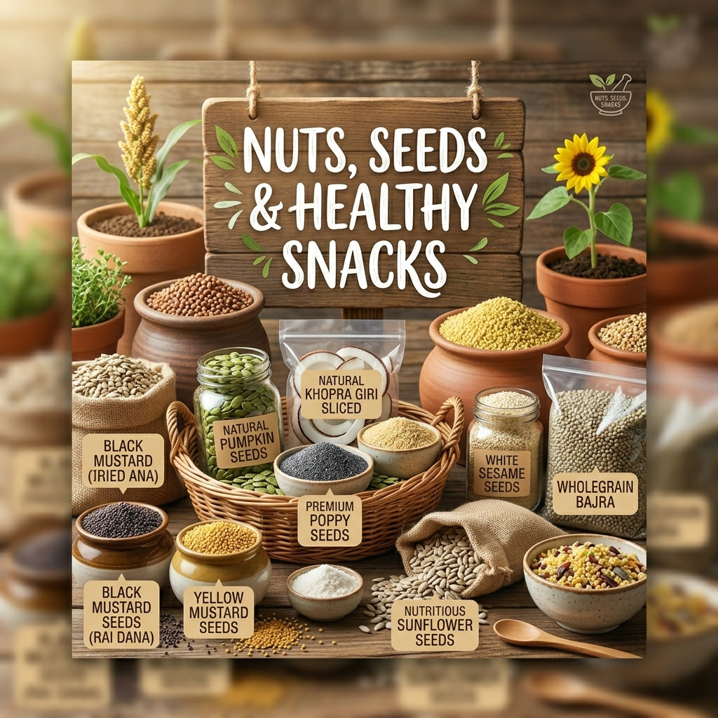 Nuts, Seeds & Healthy Snacks