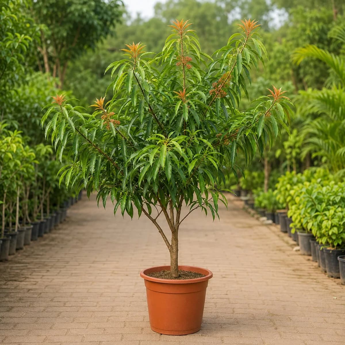 Ashoka Tree photographed at a professional Lahore nursery