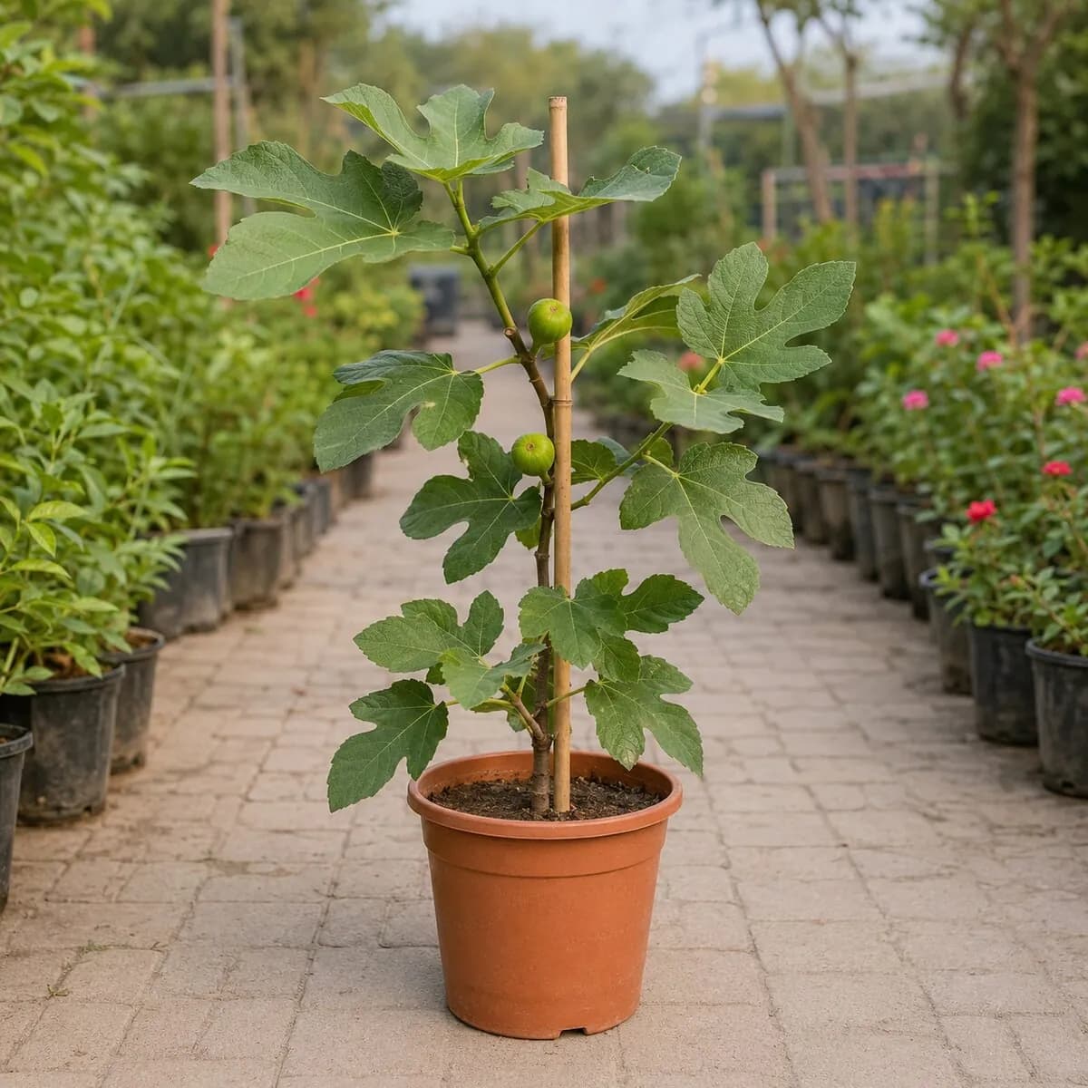 Fig Plant (Anjeer) photographed at a professional Lahore nursery