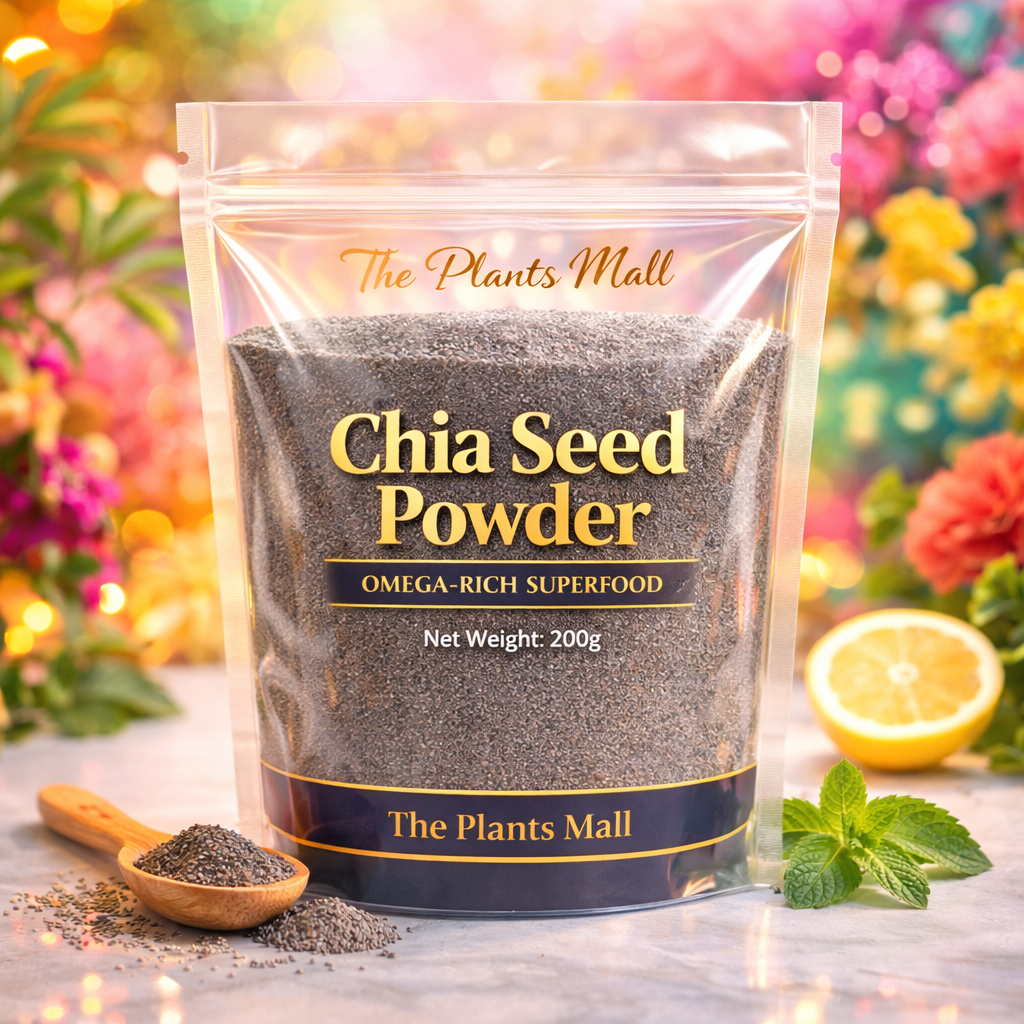 Chia Seed Powder, 100% Natural Superfood Rich in Omega-3, Fiber & Protein for Smoothies, Baking & Daily Wellne