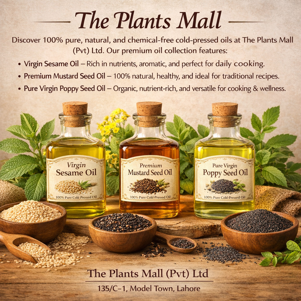 Cold Pressed Oils Collection The Plants Mall Pakistan