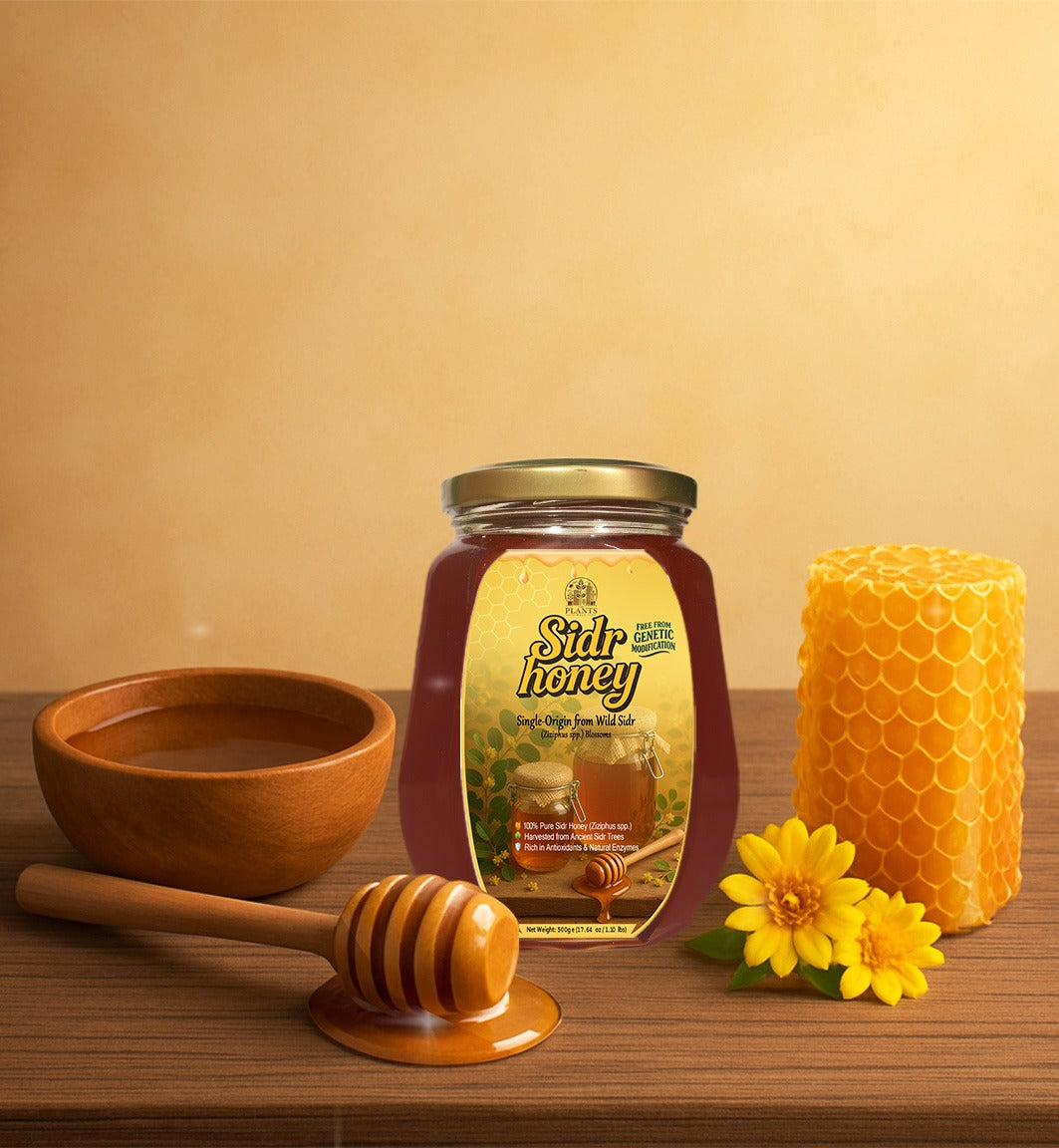 Buy pure honey online in Pakistan – Sidr honey, organic raw honey, orange blossom honey and wild honeycomb, 100% natural and unprocessed desi honey