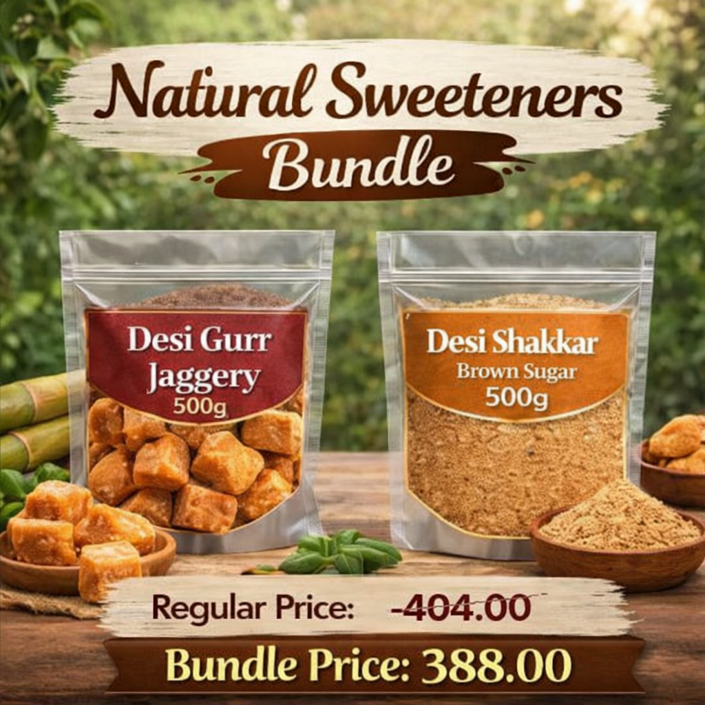 Natural Sweeteners Bundle Deal – Desi Gurr & Desi Shakkar