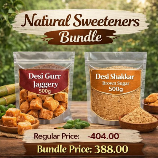Natural Sweeteners Bundle Deal – Desi Gurr & Desi Shakkar