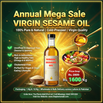 Virgin Sesame Oil – Cold Pressed | Pure, Natural & Chemical-Free