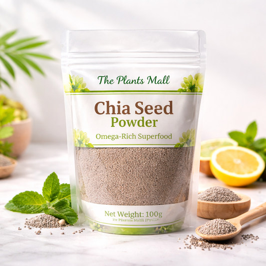 Chia Seed Powder,00% Natural Superfood Rich in Omega-3, Fiber & Protein for Smoothies, Baking & Daily Wellne
