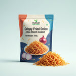 Crispy Fried Onion – Rice Starch Coated | Extra Crunchy Golden Topping for Biryani, Rice & Snacks