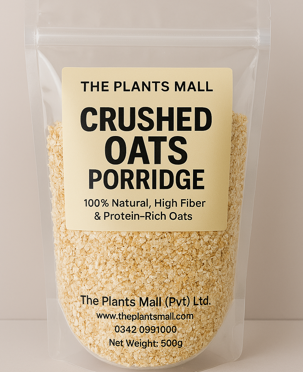 Crushed Oats Porridge healthy breakfast oats in reusable pouch