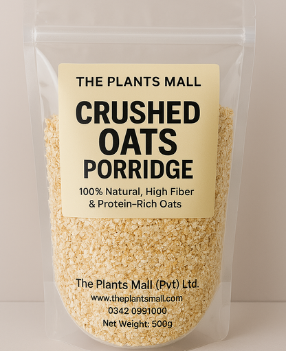Crushed Oats Porridge healthy breakfast oats in reusable pouch