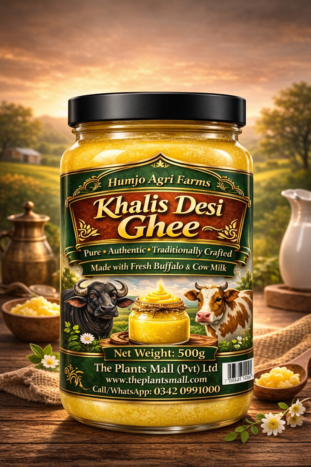 Khalis Desi Ghee – Pure & Authentic Ghee Made from Fresh Buffalo & Cow Milk