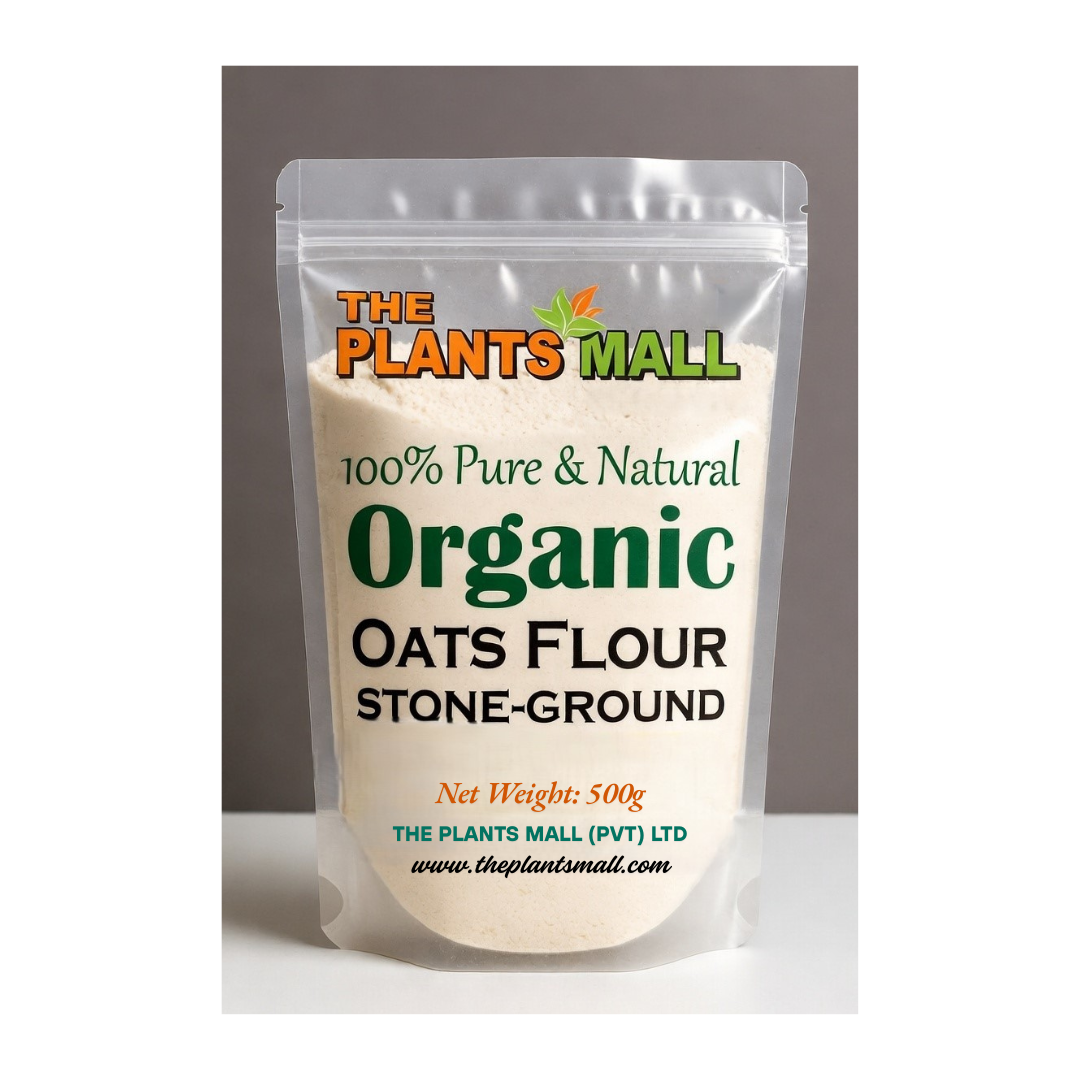 Organic oats flour gluten free high fiber healthy flour