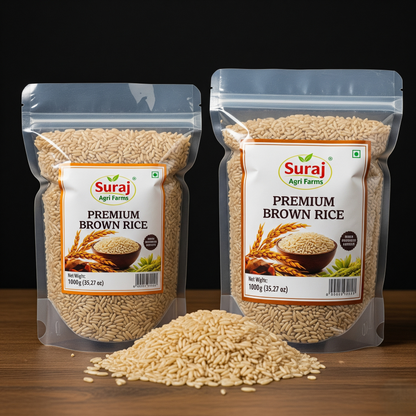 Premium Brown Basmati Rice – Aromatic, Whole Grain, Nutritious &amp; Healthy for Daily Cooking, Biryani, Pulao &amp; Fitness Meals_sale