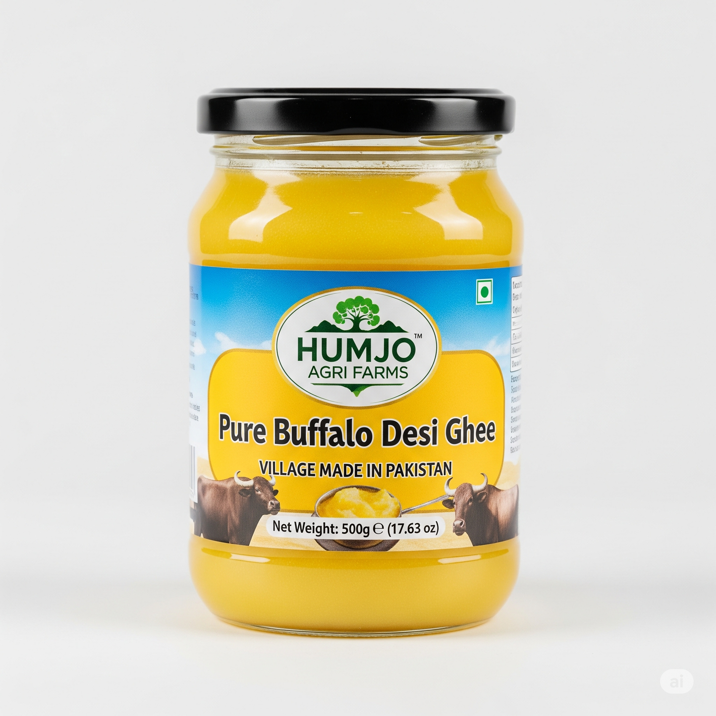 Pure Buffalo Milk Desi Ghee – Rich, Aromatic & Traditionally Crafted | 100% Khalis Desi Ghee