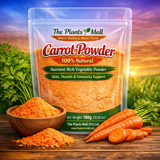 Carrot Powder Natural Vegetable Powder The Plants Mall Pakistan