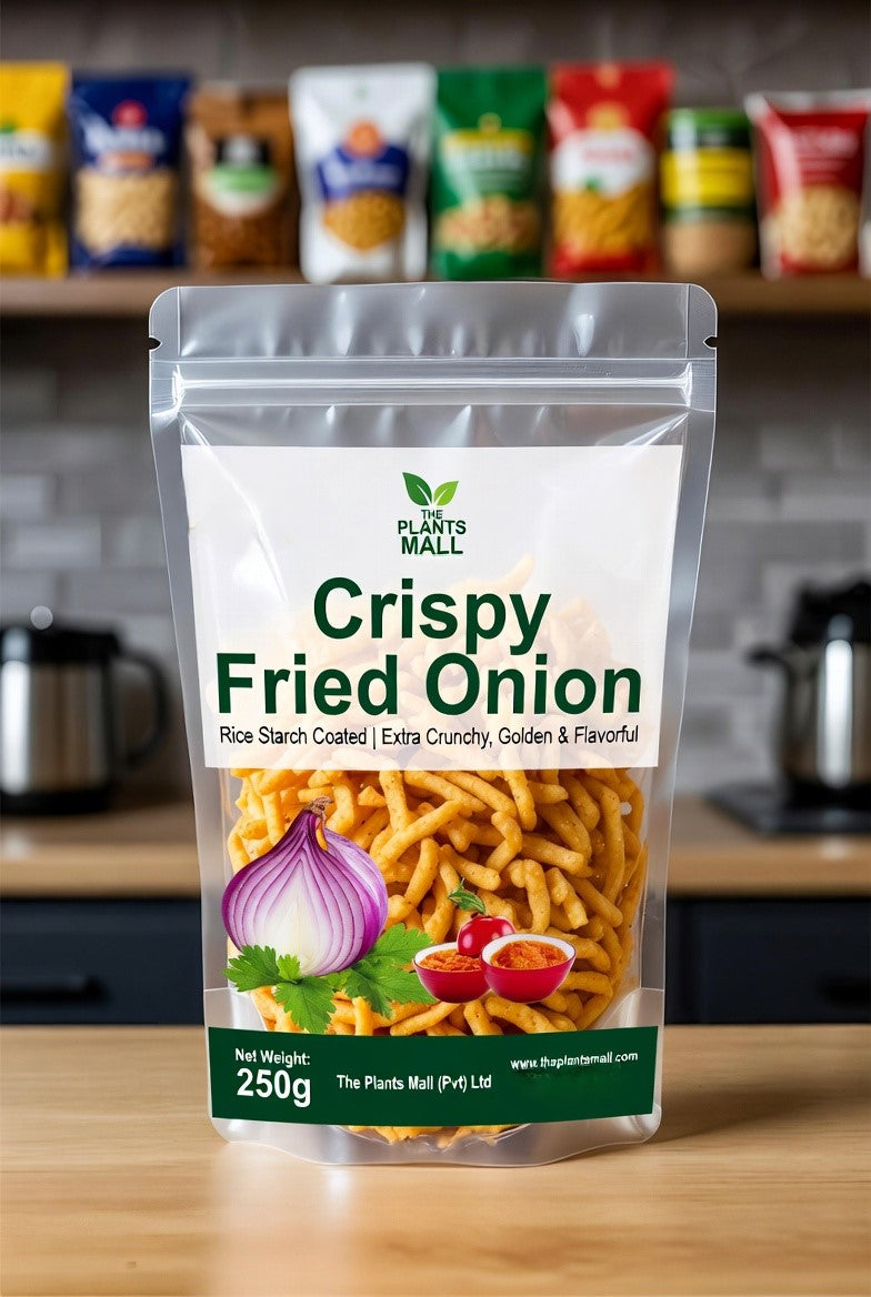 Crispy fried onion rice starch, extra crunchy, golden & flavorful