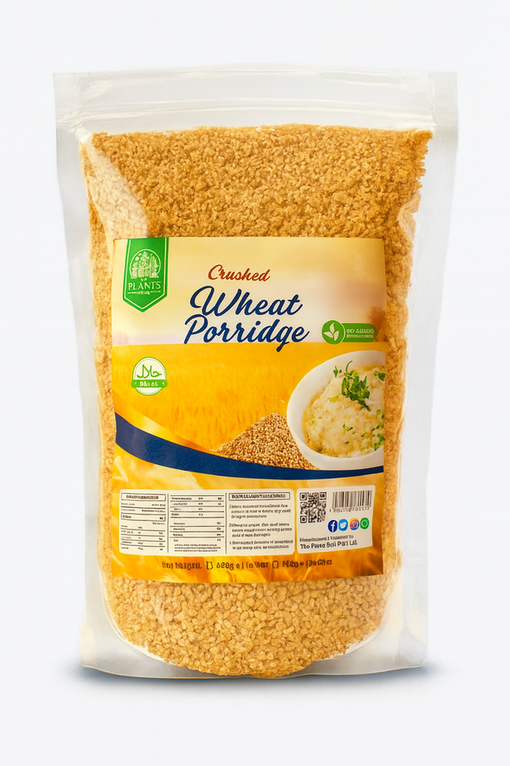 Cooked wheat porridge (daliya) served for breakfast, nutritious whole grain meal, healthy Pakistani breakfast option for energy and weight management