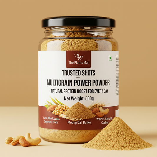 Trusted Shots Multigrain Power Powder – Natural Protein Boost for Every Day
