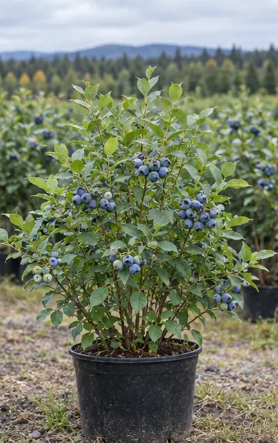Highbush blueberry visual identity