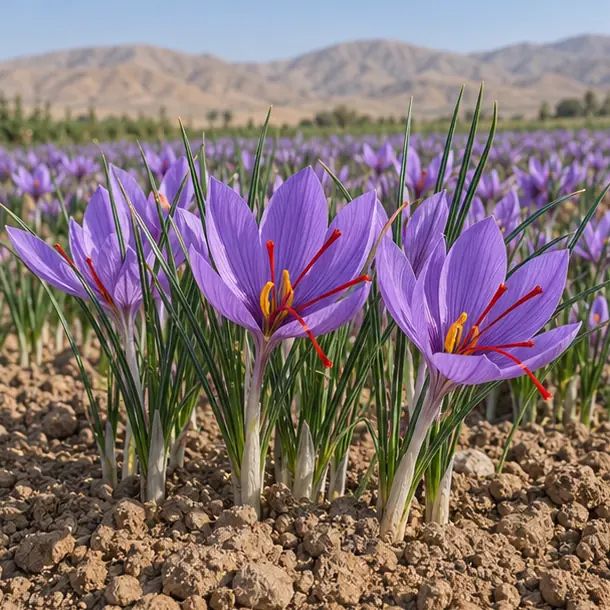 Saffron crocus visual identity