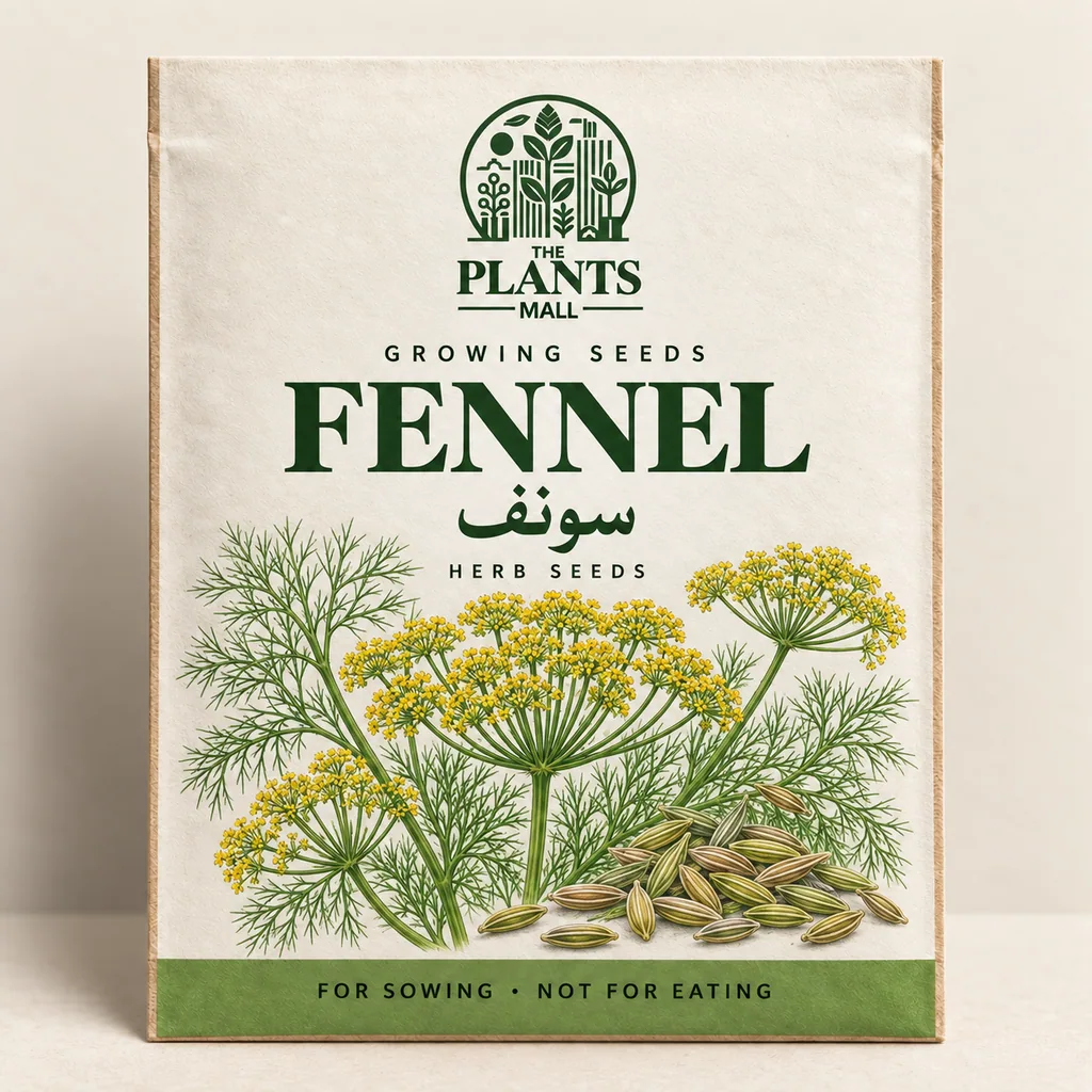 Fennel Plants Mall seed packet artwork